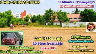 Residential Plot Sale In OMR Kelambakkam Bus Stand Near | DTCP PLOT | @yourdreamproperty123
