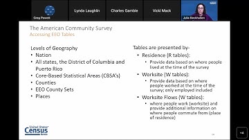 Getting Started with ACS Equal Employment Opportunity EEO Data