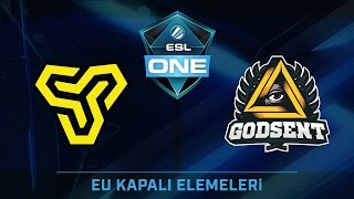 CS:GO  Space Soldiers vs GODSENT [Mirage] 2. Maç  ESL One Köln