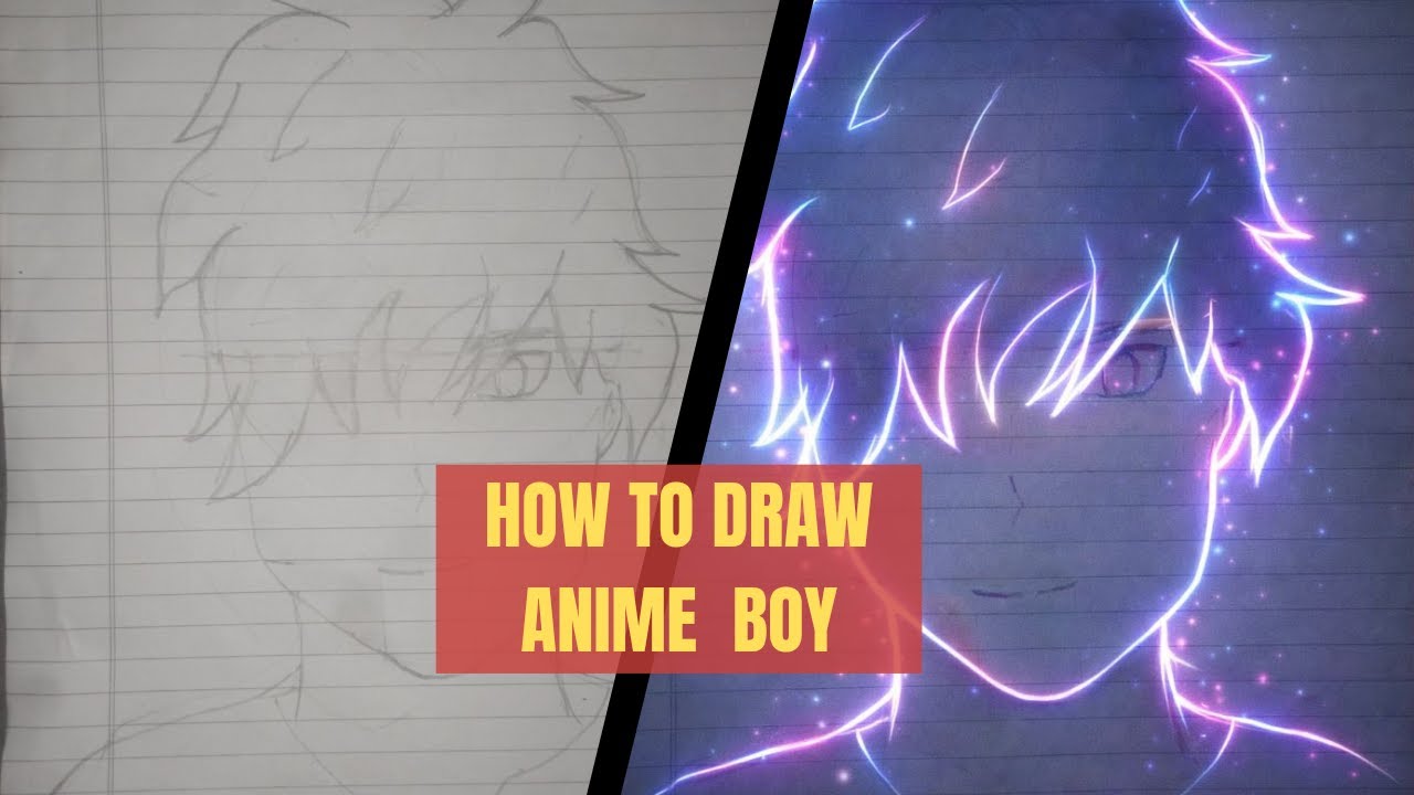 How to Draw Anime boy |