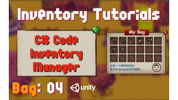 Unity教程:背包系统:04:显示在背包里(C# code) InventoryManager