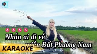 KARAOKE Đất Phương Nam Remix | DJ Hyena | Đạt Long Vinh Cover