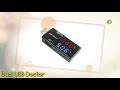 Red+Blue Dual USB Current Voltage Charging Detector Tester Battery Voltmeter Ammeter Charger Doctor