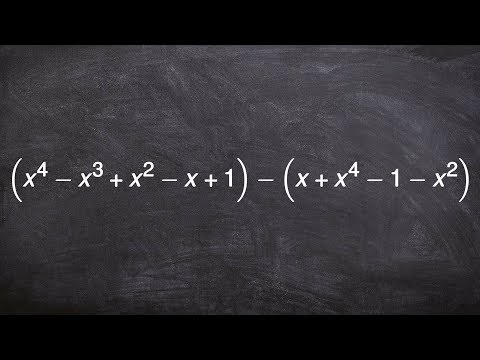 Video: Care este diferența dintre două polinoame?