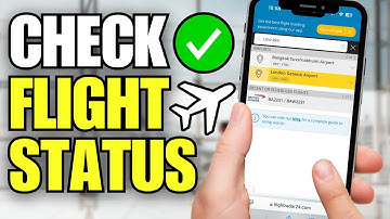 How To Check Flight Status Online From Mobile (iPhone & Android)