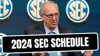 2024 SEC Schedule: No Divisions and 8 Conference Games