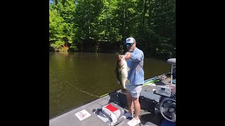 Back at Briery Creek Lake Va Hawg hunting during the online Rotary tournament