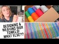 Weaving Rainbow Dishtowels on a Rigid Heddle Loom - Yes, Again.  I'm Obsessed