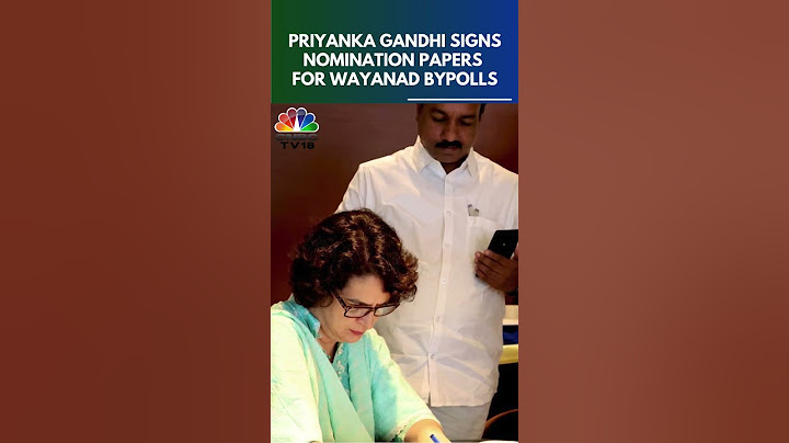 Priyanka Gandhi Files Nomination Papers For Wayanad Lok Sabha Bypoll | N18S | CNBC TV18