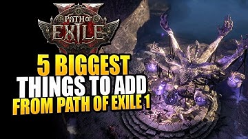 Path of Exile 2 Should Learn These 5 Things From PoE 1