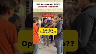 All About JEE Advanced 2026 Exam🔥| Saransh Sir Shocking Reaction😱#esaral #jee #shorts #jeeadvanced