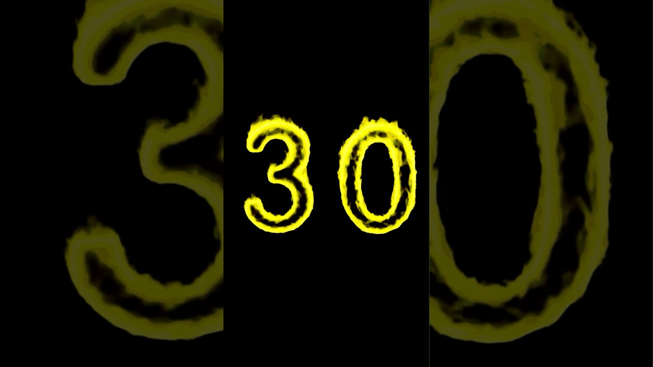 Countdown 30 Seconds 🔥⏳ Đồng Hồ Đếm Ngược 30 Giây 