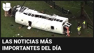 Accidente de autobús con migrantes deja ocho muertos: las noticias más importantes en cinco minutos by Univision Noticias 5,050 views 4 hours ago 5 minutes