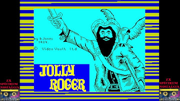 ZX SPECTRUM Loading Jolly Roger 1984 Video Vault