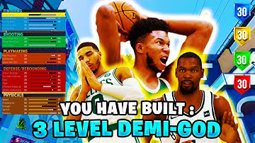 THIS *NEW* POWER FORWARD BUILD IS TAKING OVER NBA2K22! BEST DEMIGOD BUILD! (KD, Tatum, Giannis)