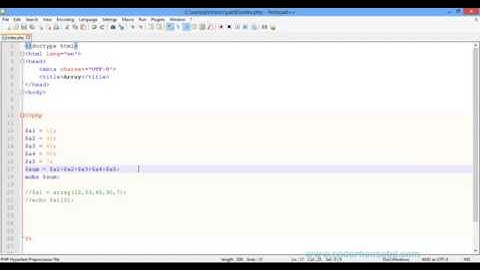 PHP Tutorial Bengali   Part 12   Array