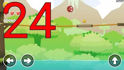 Red Ball Adventure Level 24 Android Walkthrough New Ball Bounce Games