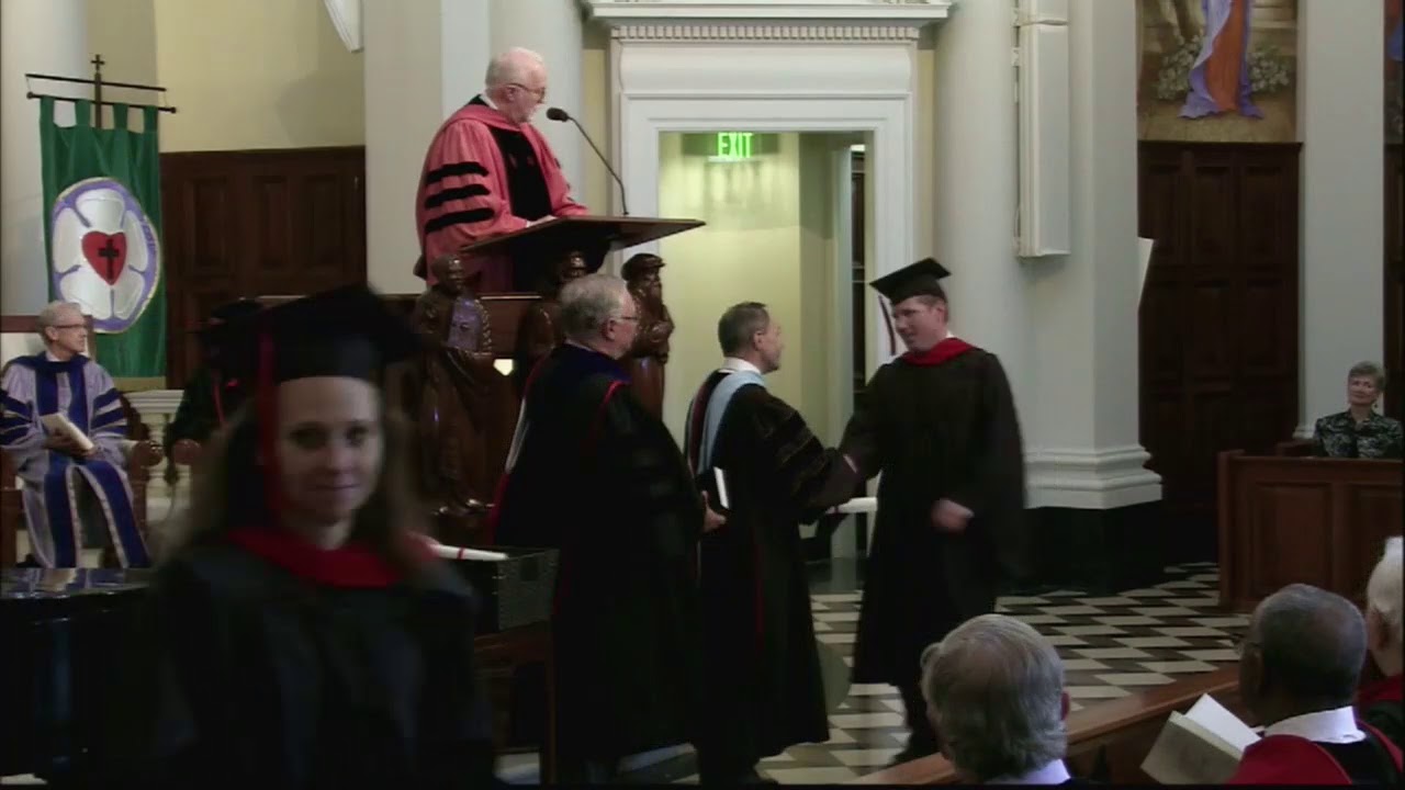 Service Of Graduation And Consecration With Sermon By Timothy George