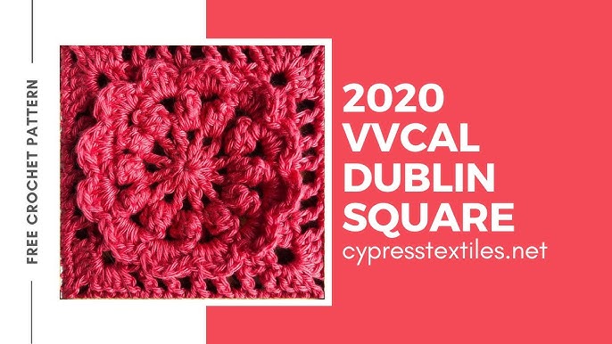 Los Angeles Square - 2020 VVCAL - Free crochet motif granny square