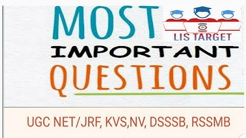 #1000 Library science Important Question Part-4, LIS TARGET,By-Vikas Prajapati