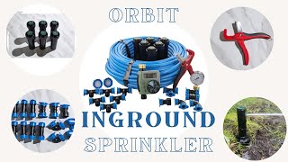 Orbit Sprinkler System  DIY From Start to Finish