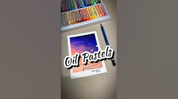 ภาพวาดสีชอล์ค Oil Pastels #art#ภาพวาด#artist #ศิลปะ #painting #arts#oilpastel #สอนวาดรูป#ระบายสี