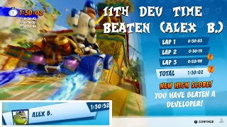 CTR Nitro-Fueled - 11th Dev time beaten (Alex B.)