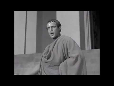 Julius Caesar 1953 Unutulmaz Tirad  (Marlon Brando)