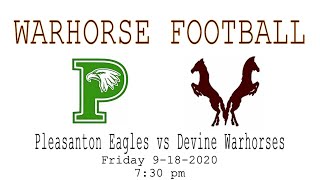 Devine Warhorse Football vs Pleasanton Eagles