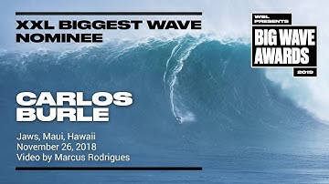 Carlos Burle at Jaws  - 2019 XXL Biggest Wave Nominee - WSL Big Wave Awards