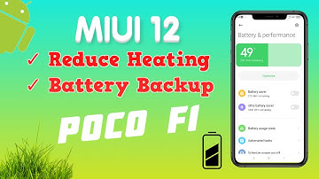 Poco F1 MIUI 12 || Heating Issue ||🔋Battery Backup