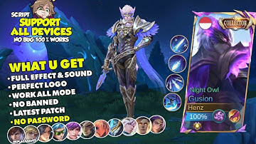 REVAMP! Script Skin Gusion Collector No Password + Logo - Full Effect & Sound - Patch Terbaru 