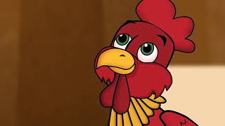 الدجاجة الحمراء .قصص للاطفال الصغار cartoon تعلم لتفهم