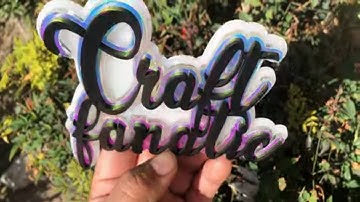 DIY Color Changing Holographic Mirror Acrylic Glowforge Project | CRAFT FANATIC
