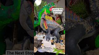 Jurassic World Rebirth Stop Motion - Dinosaur Spinosaurus Mirabilis Complete Fossil #shorts