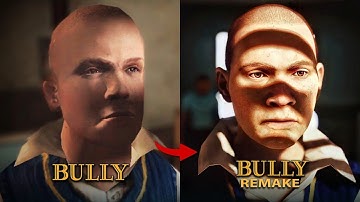 BULLY  Original Vs Unreal Engine 5 Remake 2022   Teaserplay