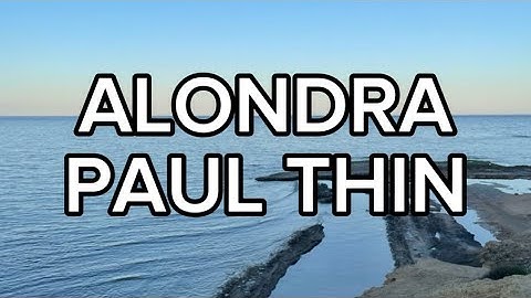 Paul Thin - Alondra (LETRA)