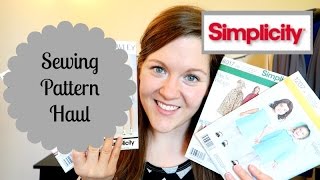 Simplicity Sewing Pattern Haul!!! I love shopping at Joann Fabrics for sewing patterns! There is something so relaxing about sitting and flipping through pattern books