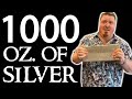 Coin Shop Owner Shows Me the 1000 Oz Silver Bar - INSANE!