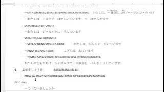 Belajar bahasa jepang - minna no nihongo I bab 14