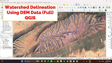 Watershed Delineation  using DEM Data in QGIS