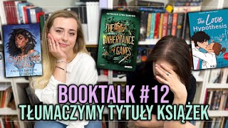 Kopciuszek zgonuje, chłopopeja i inne, bo nikt teraz nie tłumaczy tytułów 🤦- Booktalk #12