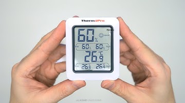 ThermoPro TP50 Digital Hygrometer Indoor Thermometer Unboxing & Demo