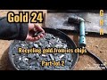 Recycling gold from ics chips part 1of 2