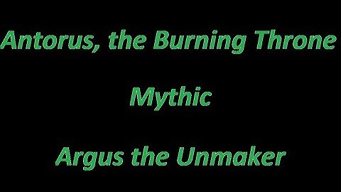 Mythic Argus the Unmaker Death Knight Frost