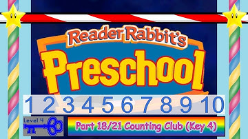 Reader Rabbit Preschool (Carousel Version) Part 18/21 - Counting Club (Key 4)