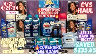 CVS haul 4/214/27/24 | MM deal on Lysol | Spend $30 get $10 deal Free + MM no CRTs needed
