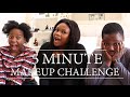 5 Minute Makeup Challenge (ft. Cynthia Gwebu) | Pap Culture Reacts