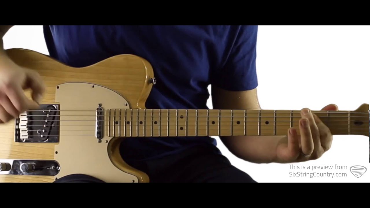 Pickin' Wildflowers Keith Anderson Guitar Lesson and Tutorial YouTube