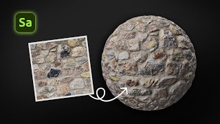 From single photo to PBR Material: Substance Sampler